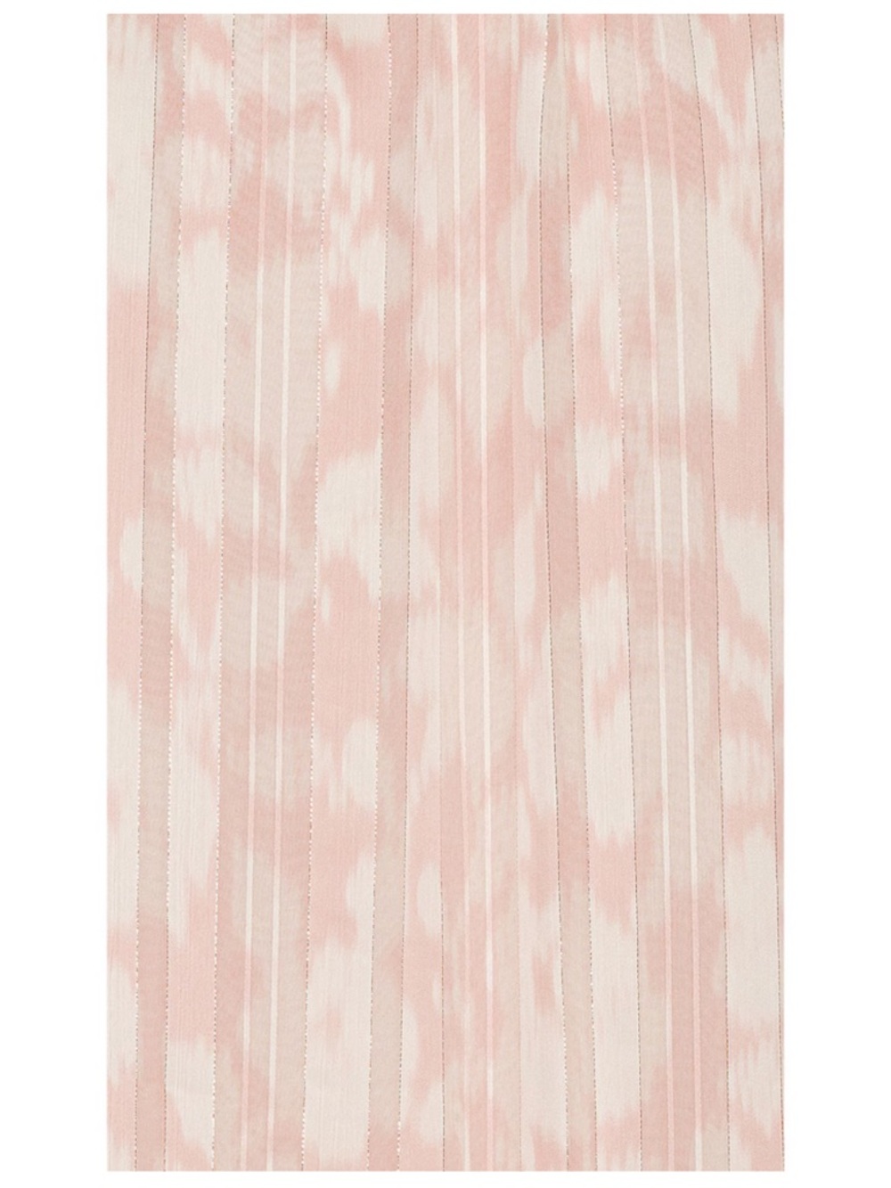 BCBGMAXAZRIA NWT Ruffle Metallic Maxi Skirt in Potpourri Pink/White Size Small - Picture 10 of 10